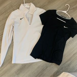 Nike Pro Quarter Zip & Nike Pro Tee Shirt